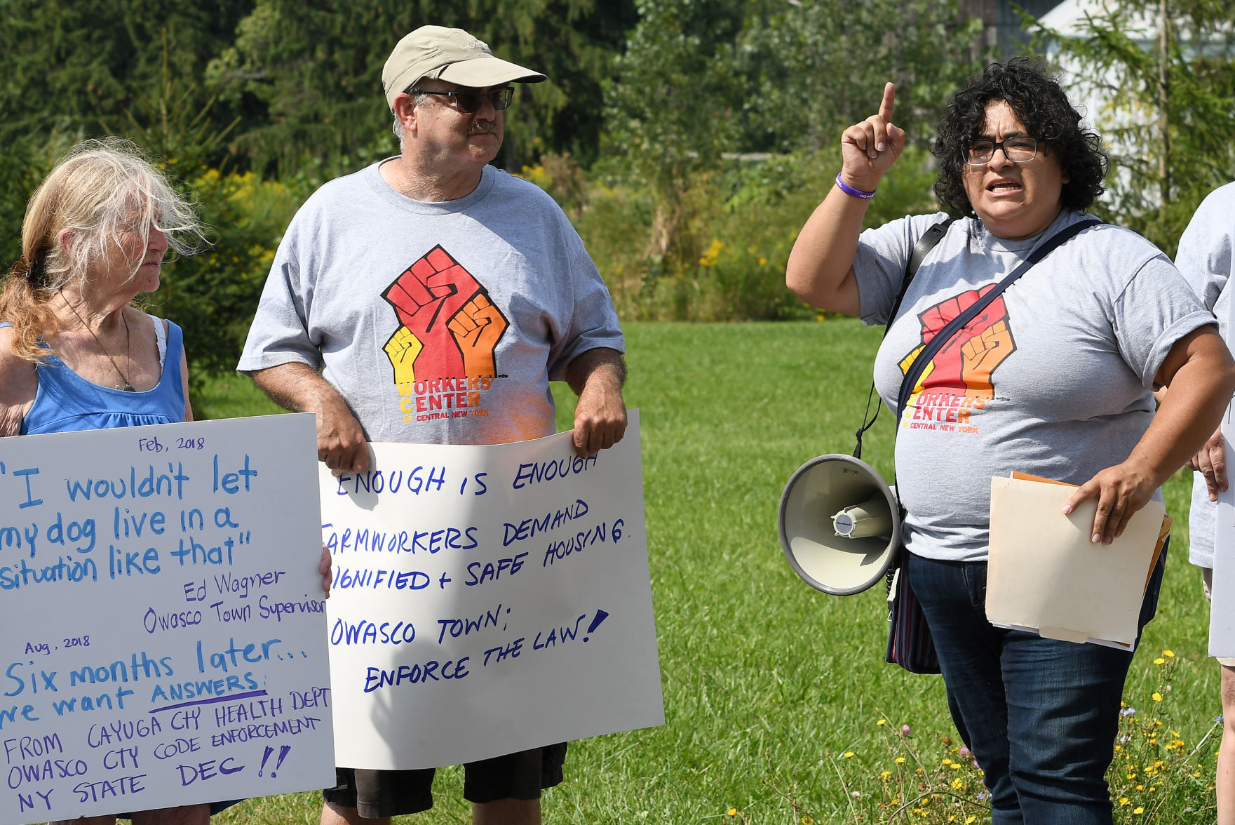 Melrose Farm Protest